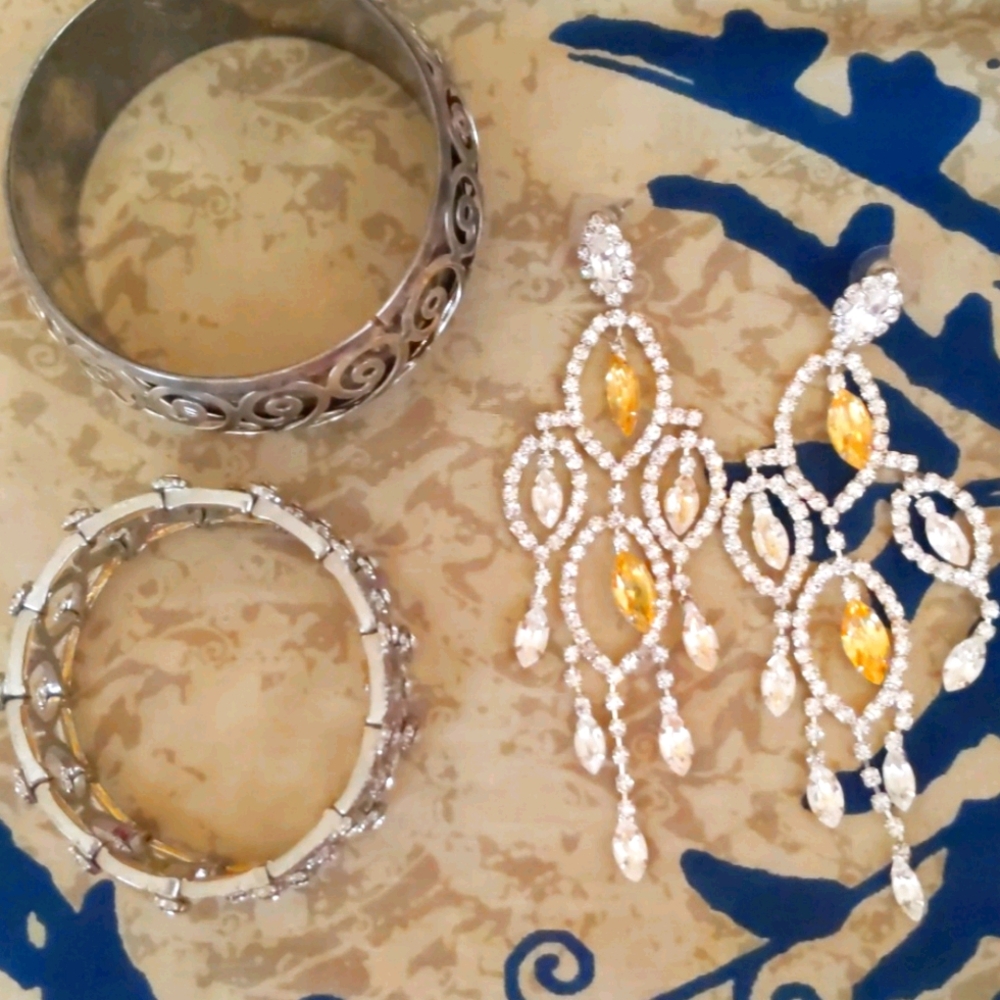 Glitters! Earring & Bracelets